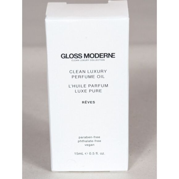 GLOSS MODERNE Clean Luxury Perfume Oil in Reves Portable Fragrance Full Size NEW - Picture 1 of 4